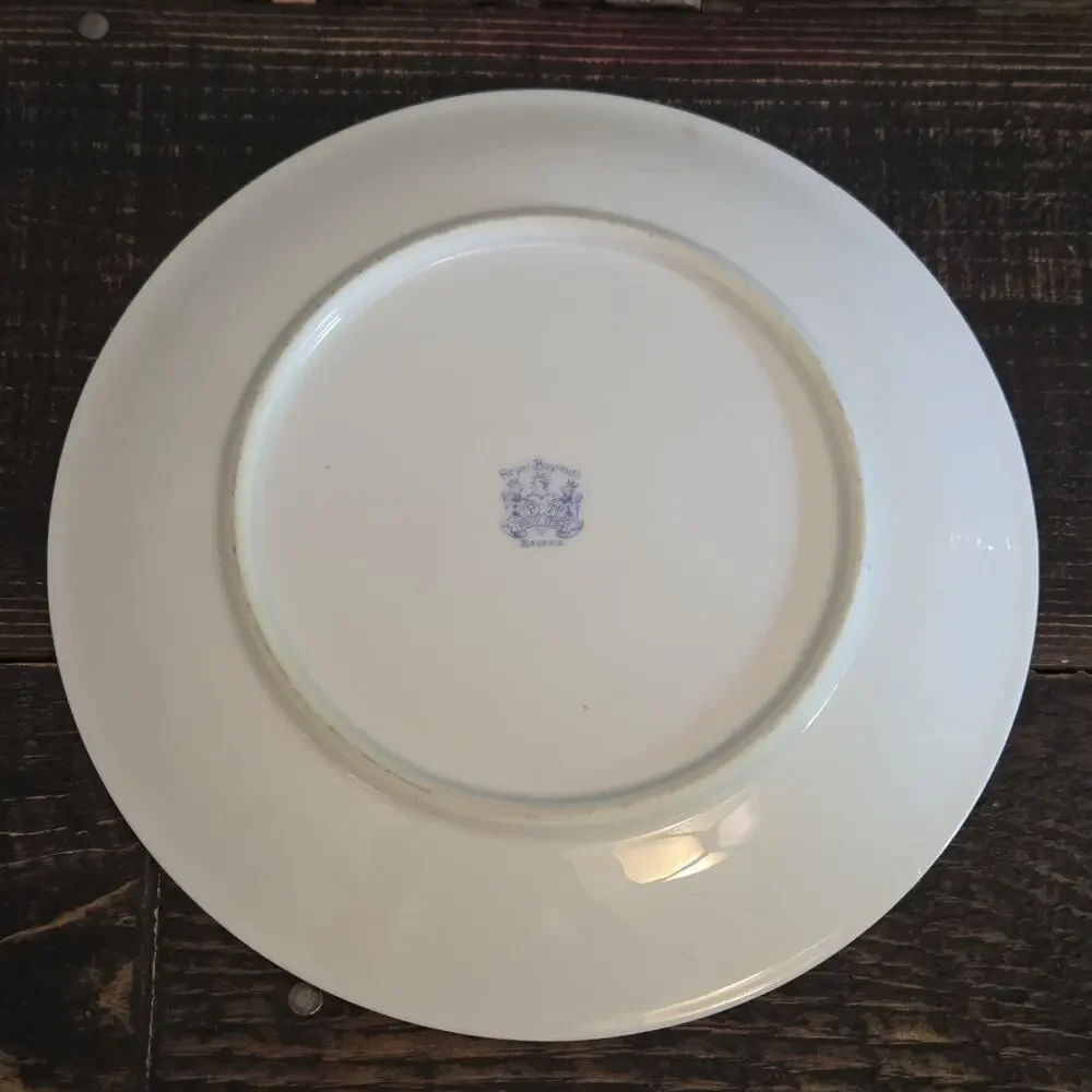 Antique Little Bo Peep Nursery Rhyme Royal Bayreuth Bavaria Porcelain Plate